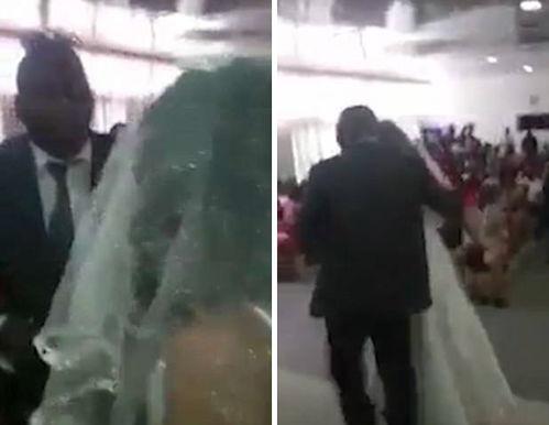 结婚吃瓜新郎视频,结婚吃瓜新郎,这婚结得真有创意!